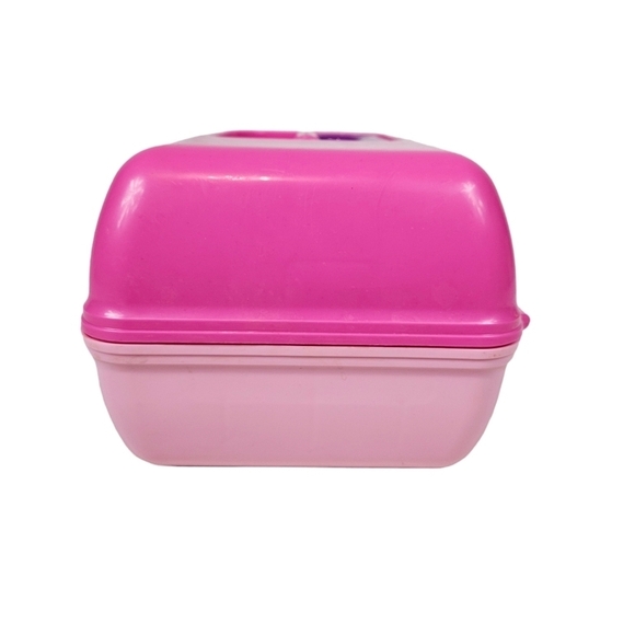 Vintage Caboodles California Hot Pink Make Up Case with Mirror Made‎ in USA - Picture 4 of 13